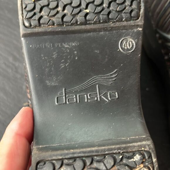 Dansko XP Professional Nurses Striped Clogs size 40 - Picture 7 of 10